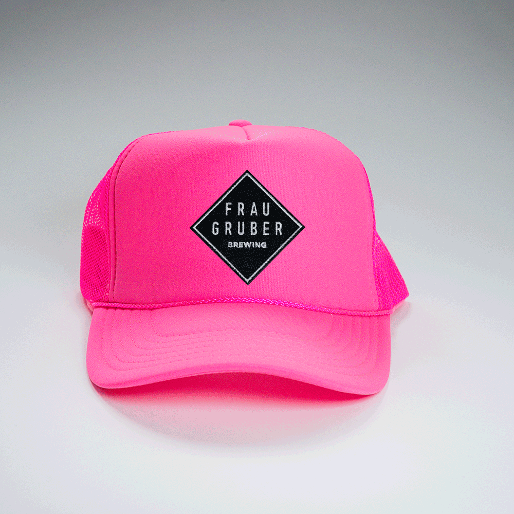 Trucker Cap Pink - mit FrauGruber Logo
